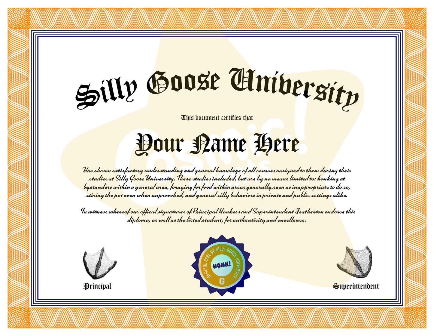 Silly Goose University Tumbler